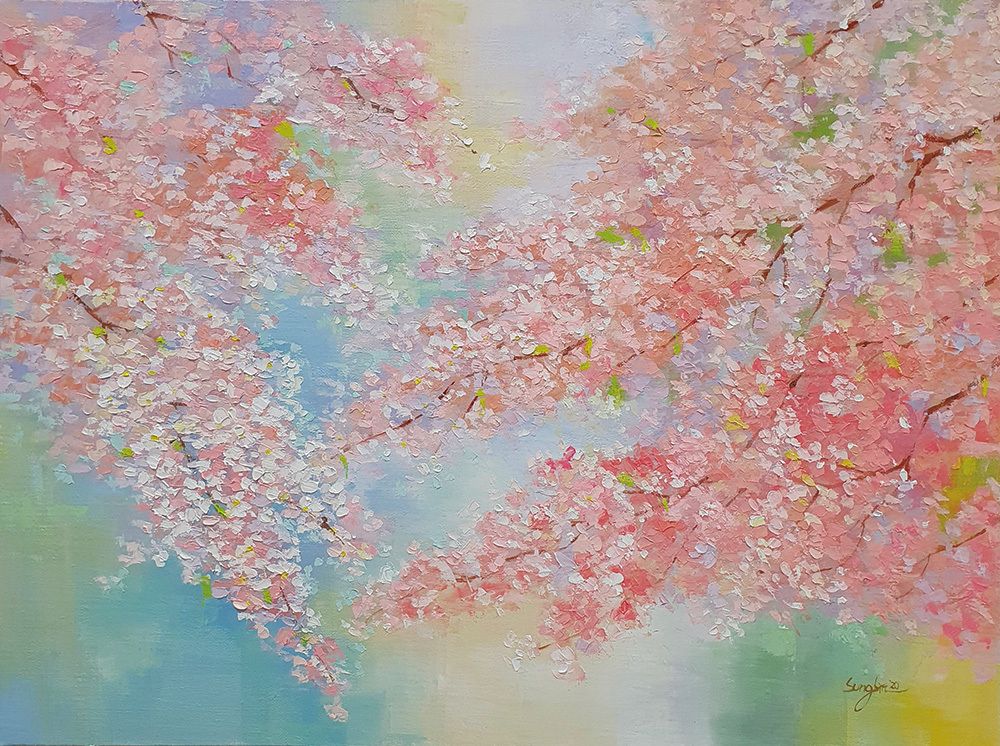 위안_017 61x46cm, Oil on canvas, 2020 / 140만 원